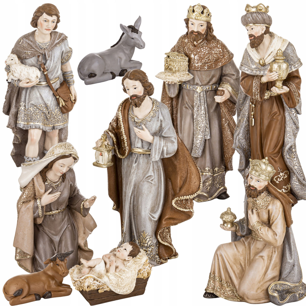 Figurines for Nativity Scene Christmas Figurine Christmas Stable Packaging status original