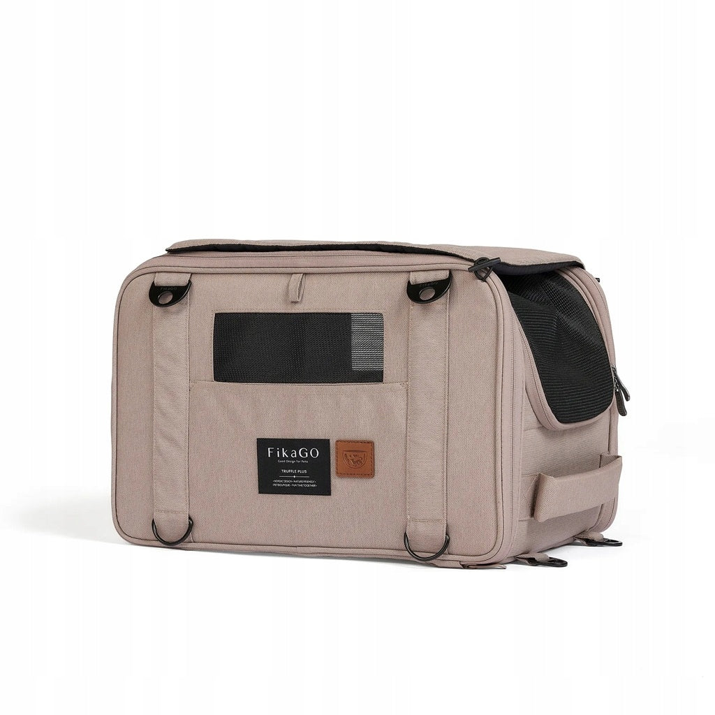 FikaGO TRUFFLE PLUS transporter bag cat dog backpack, beige, up to 10 kg Manufacturer code TUF4010