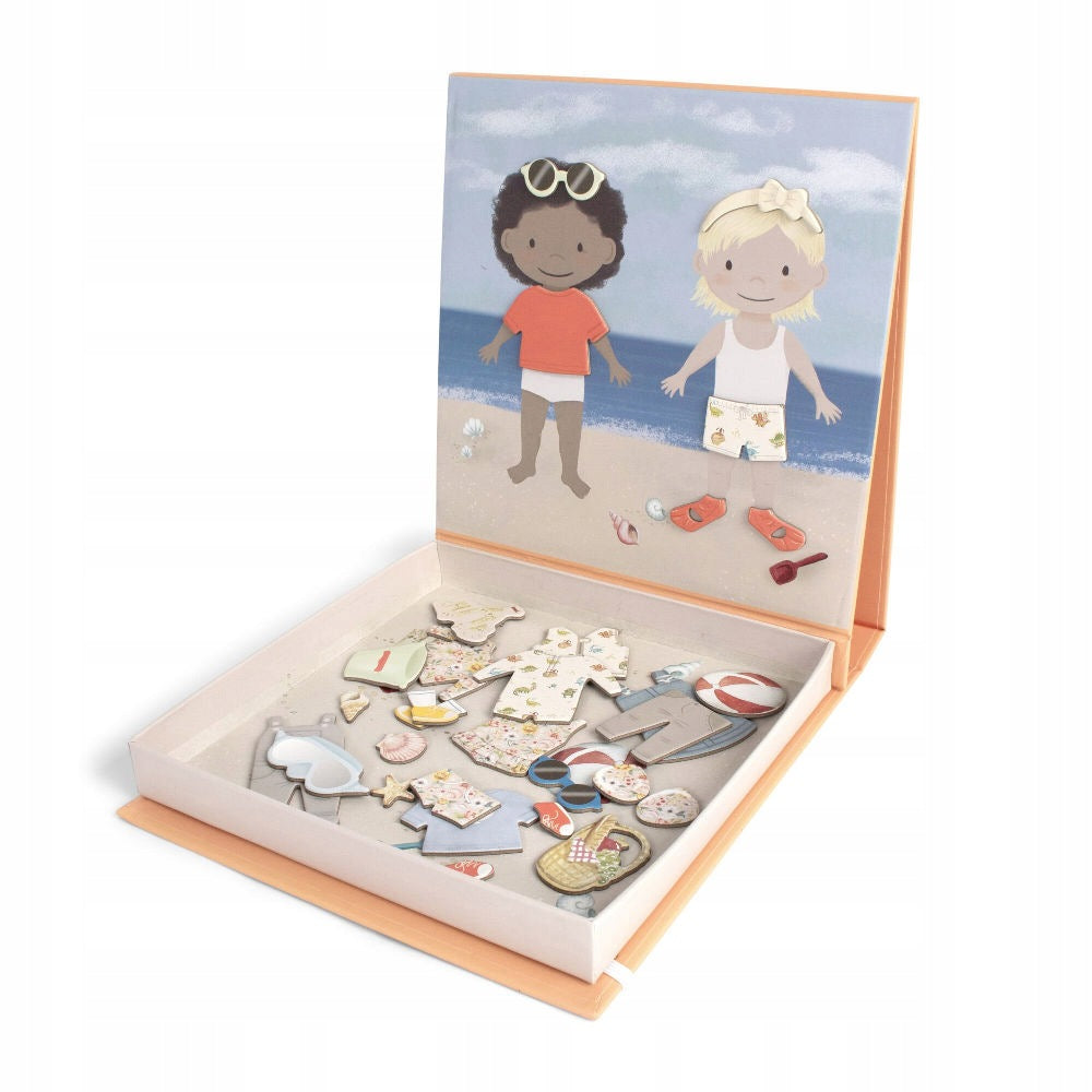 Filibabba Magnetic game Dress up A day at the beach