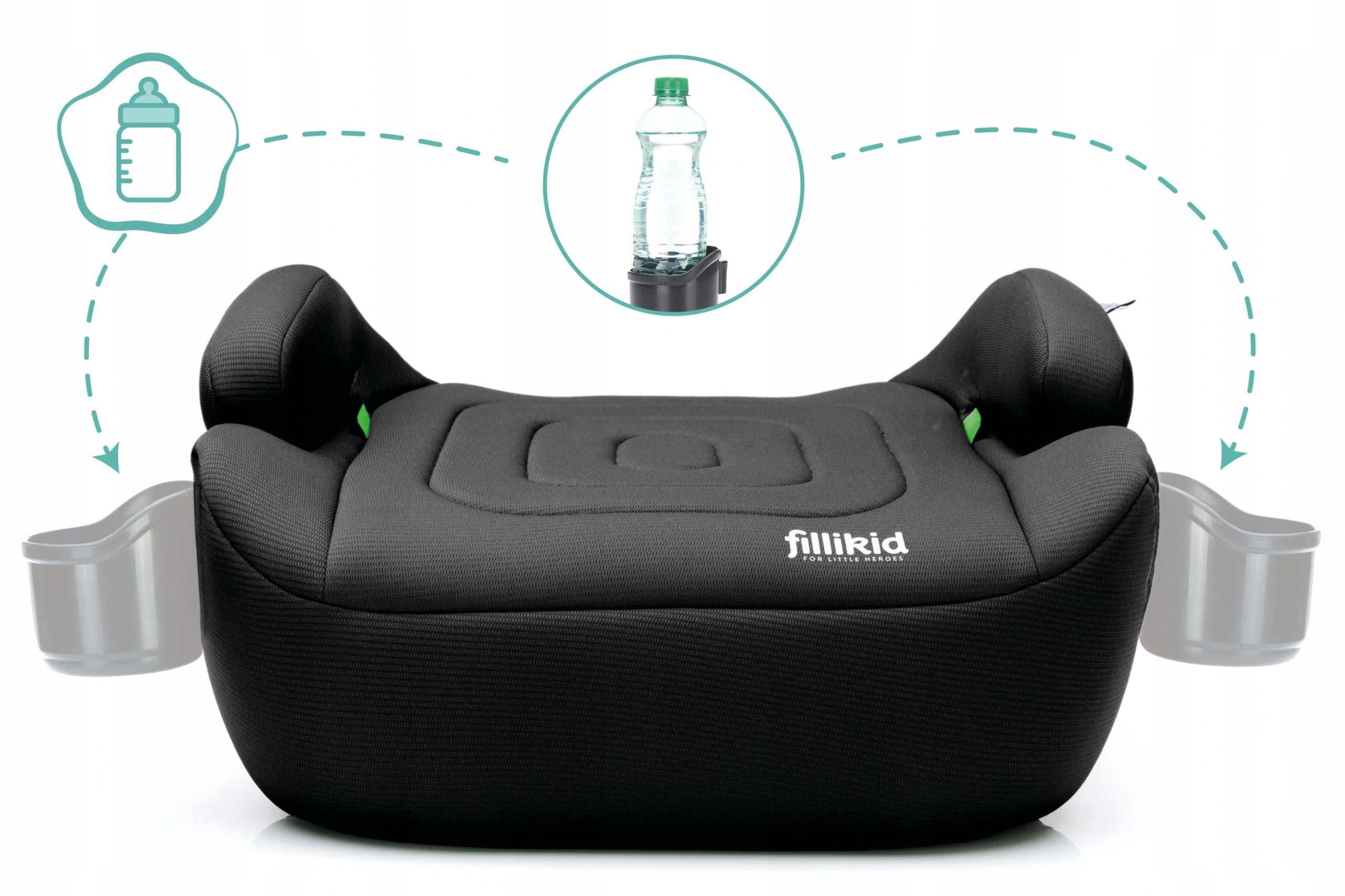 Fillikid Podsedák Flip Deluxe Isofix i-size black Manufacturer code 306-06