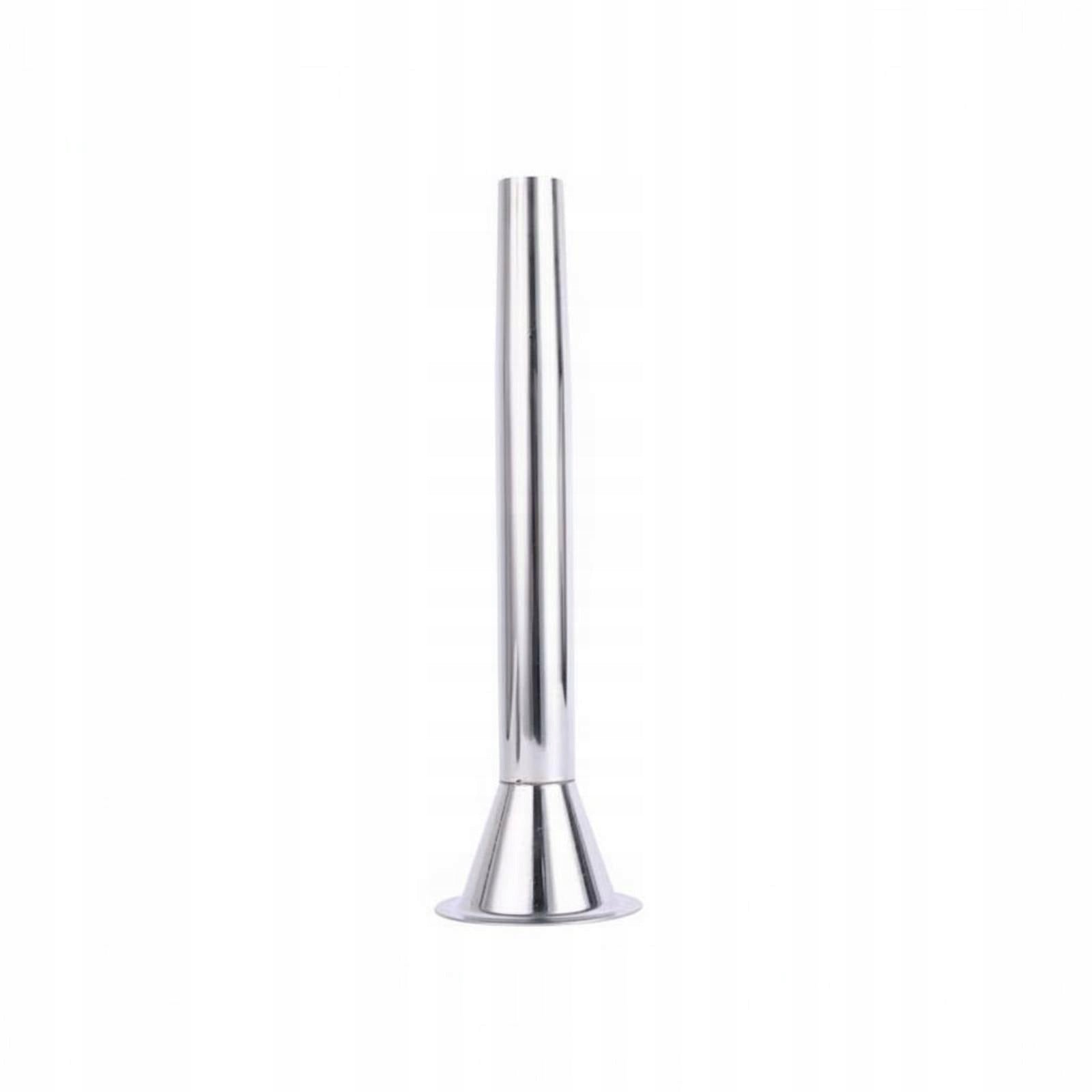 Filling Tube Stainless Steel Funnel Meat Kitchen 12 Sausage Stuffer