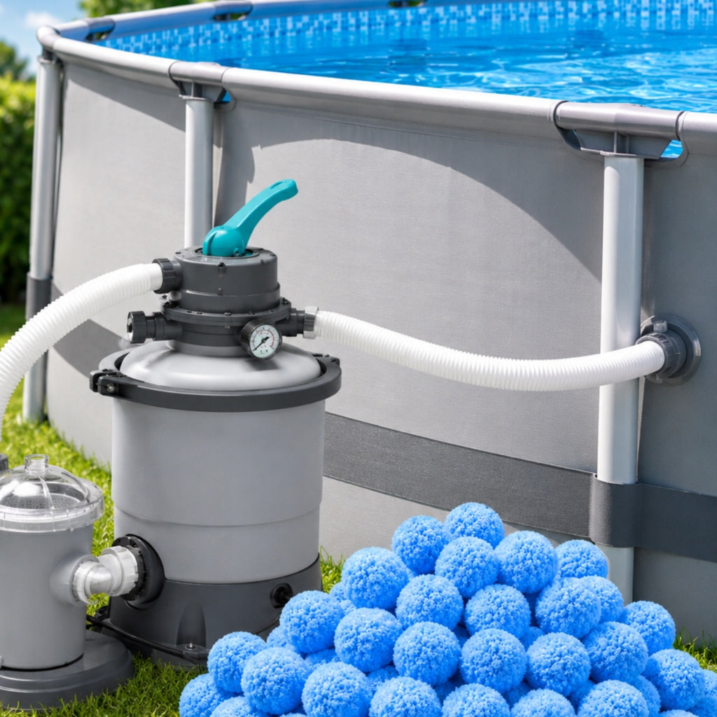 Filter Balls for Swimming Pool Refill for Sand Pump Replacement Sand 700g Manufacturer code KULKI FILTRACYJNE