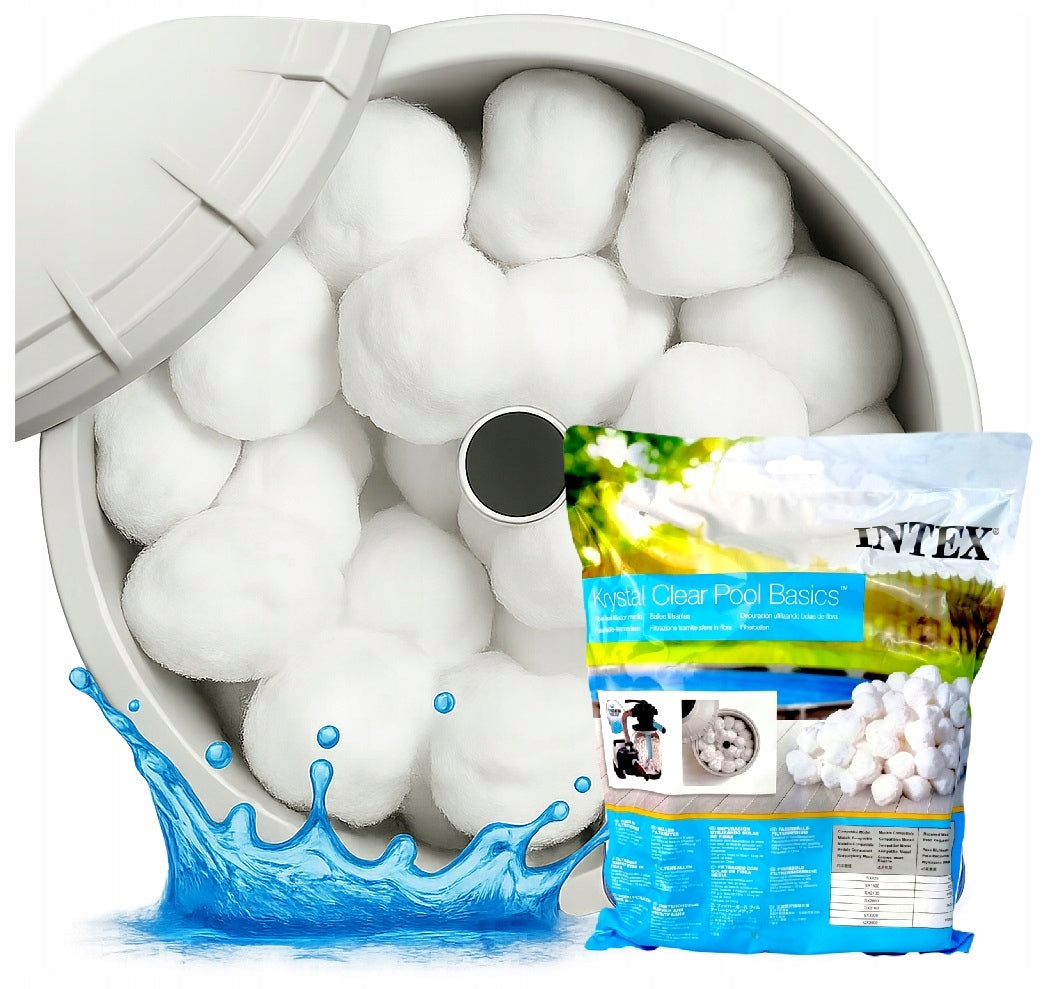 Filter Balls for Swimming Pool Refills for Sand Pumps Jacuzzi Intex 1KG Manufacturer code 29045