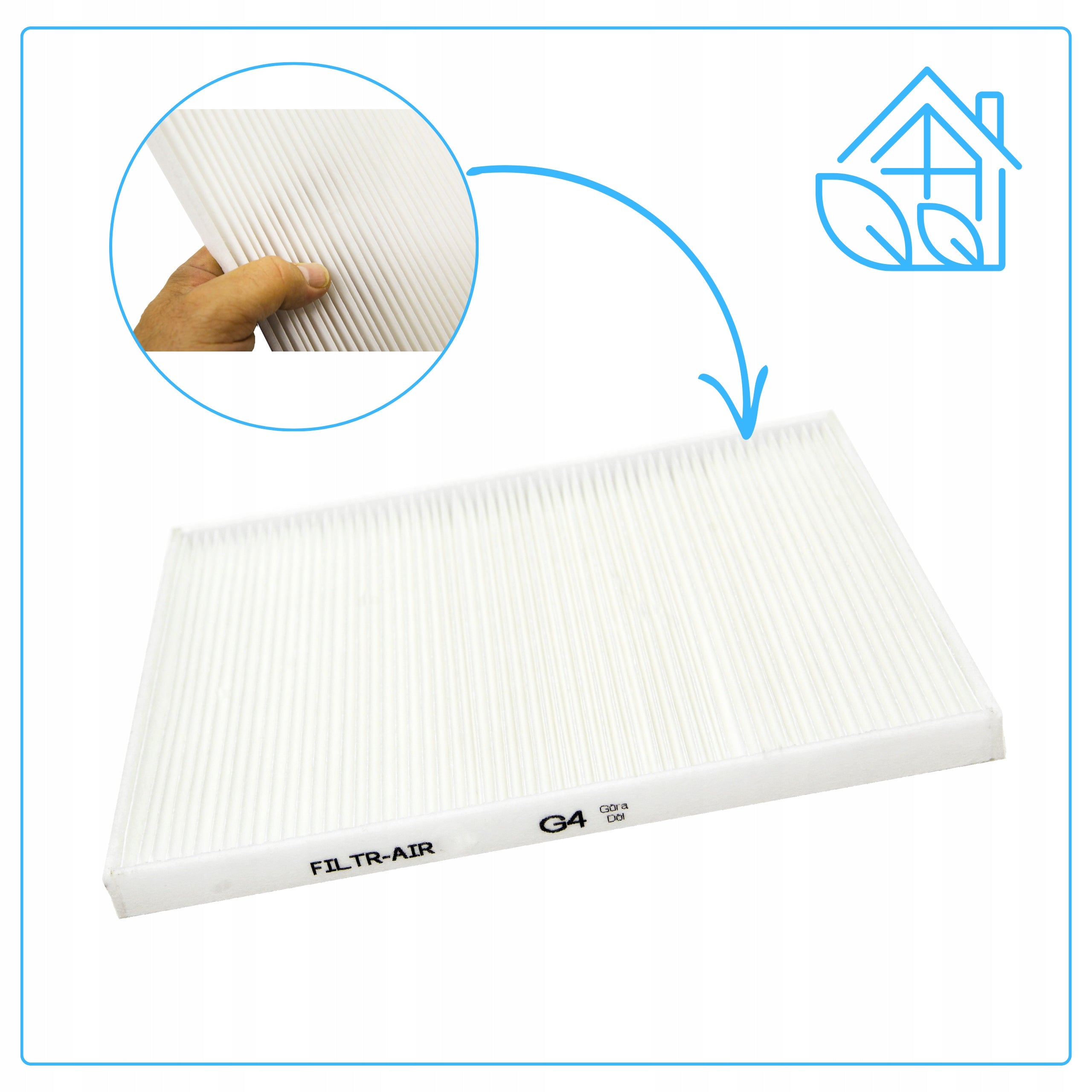 Filter G4 Mistral Smart 300 EC Recuperator Pro-Vent Mistral Clean Air Brand FILTR AIR