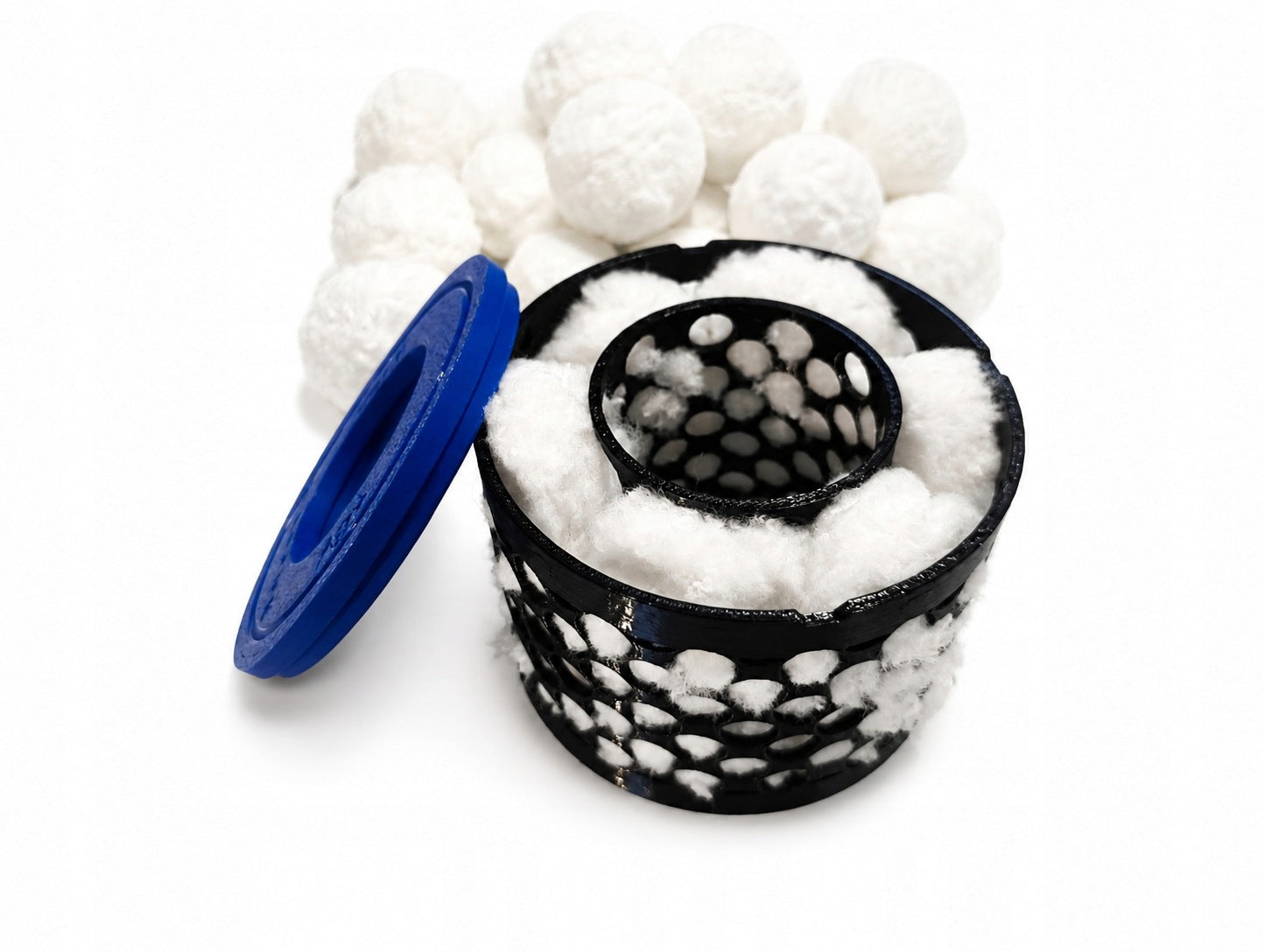 Filter Type VI fits LAY-Z-SPA + filter balls REVISED VERSION Manufacturer code Filrt TYP VI POPRAWIONY + kulki białe