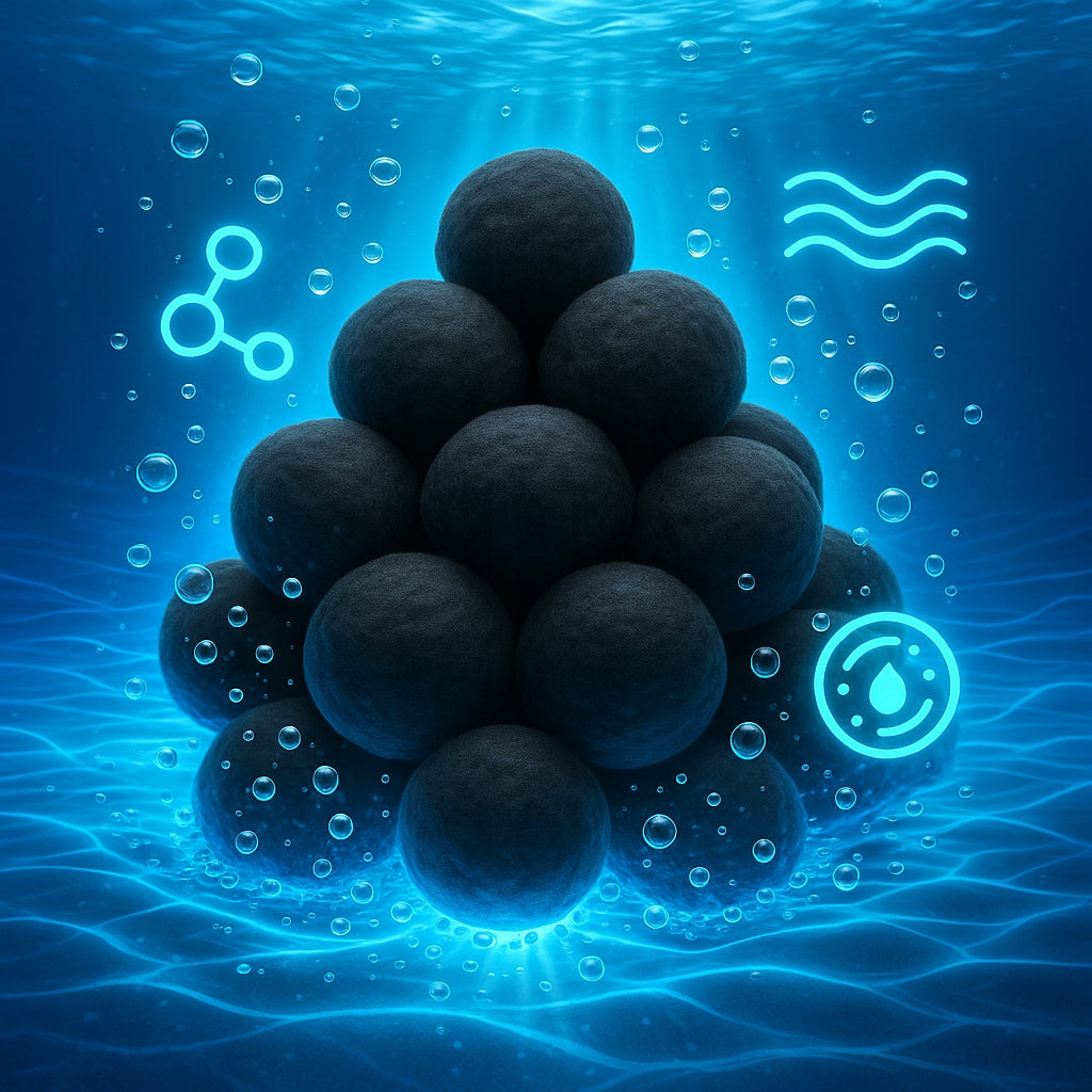 Filter balls for swimming pool filter pumps large 1000g 1KG ACTIVE CARBON EAN (GTIN) 5903714910922