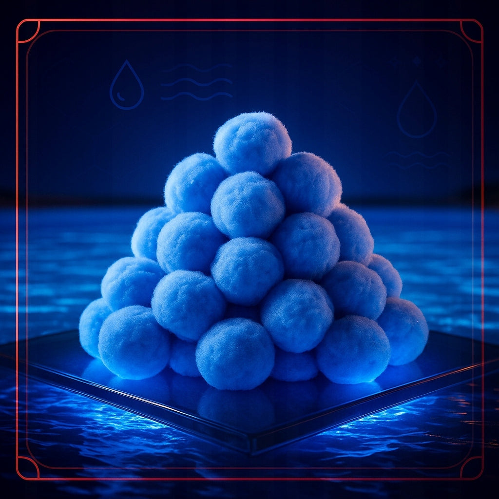 Filter balls for swimming pool filter pumps large 1KG 1000g with SILVER IONS Brand MTA