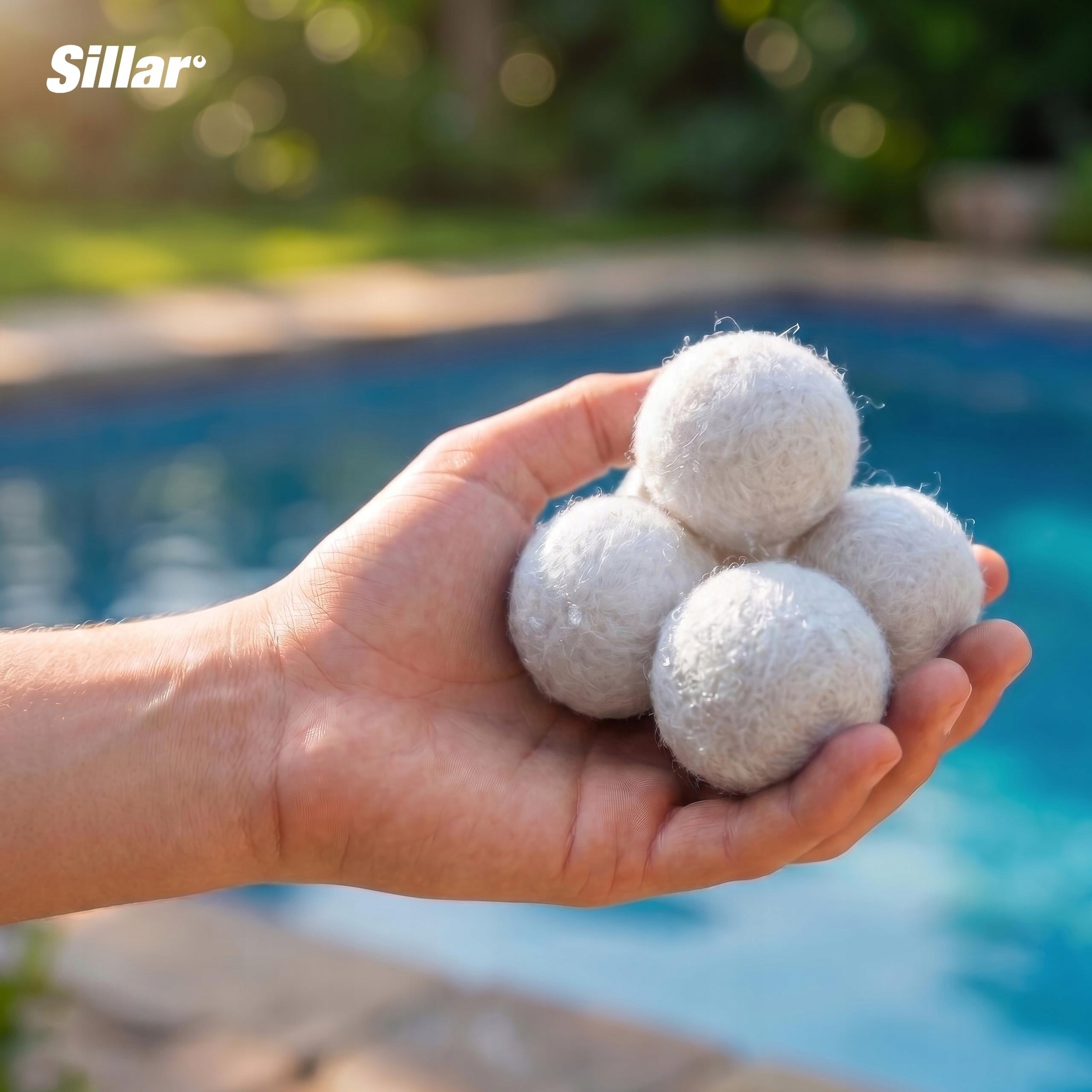 Filter balls sand pump cartridge for jacuzzi pool 500g 0,5kg Packaging status original