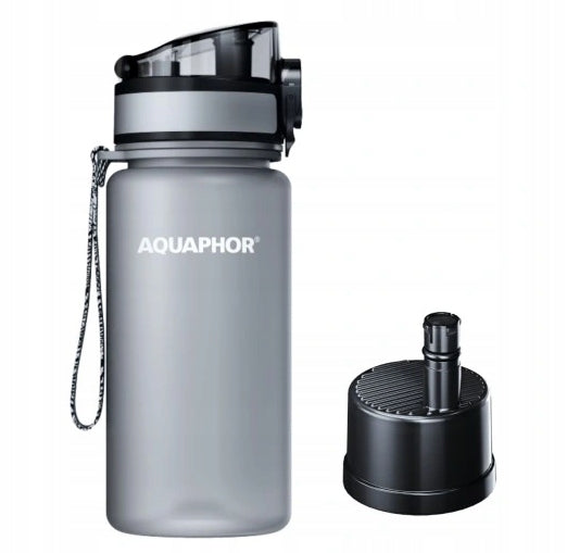 Filter bottle Aquaphor City 0,350 ml silver/grey