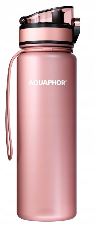 Filter bottle Aquaphor City 0,5 l powder pink + FILTER