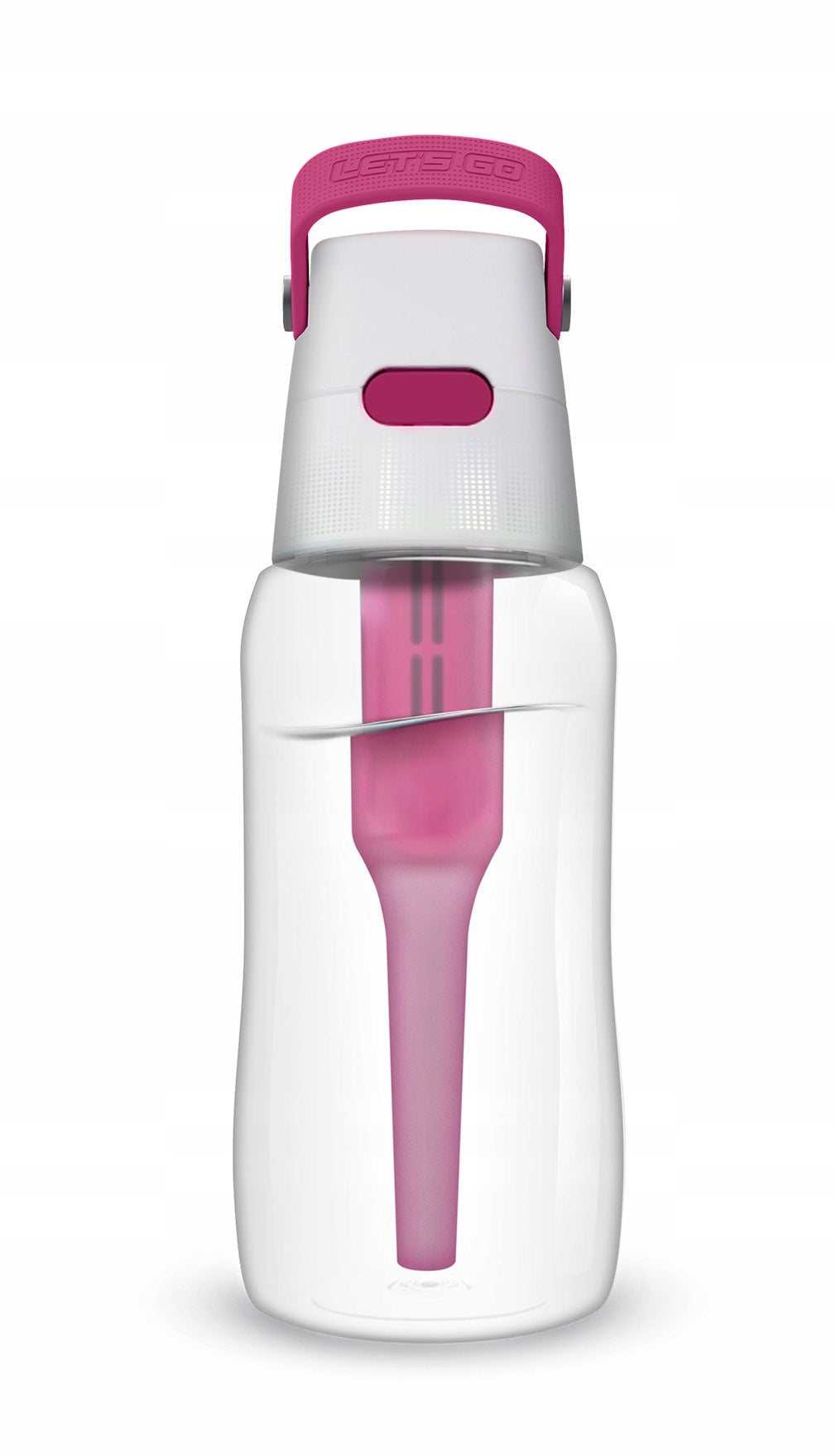Filter bottle Dafi Solid 0,5l pink with 1 filter