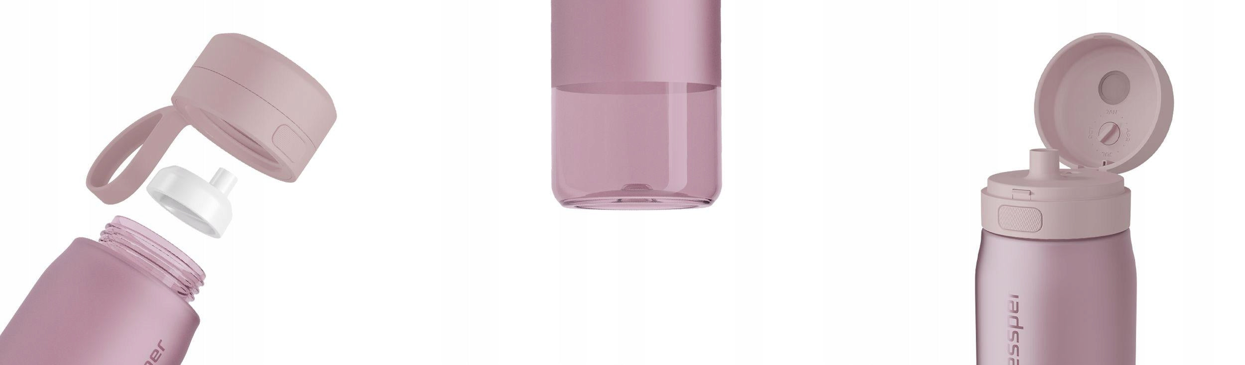 Filter bottle pink Wessper B2 Actitex water bottle 0,7L with filter Packaging status original