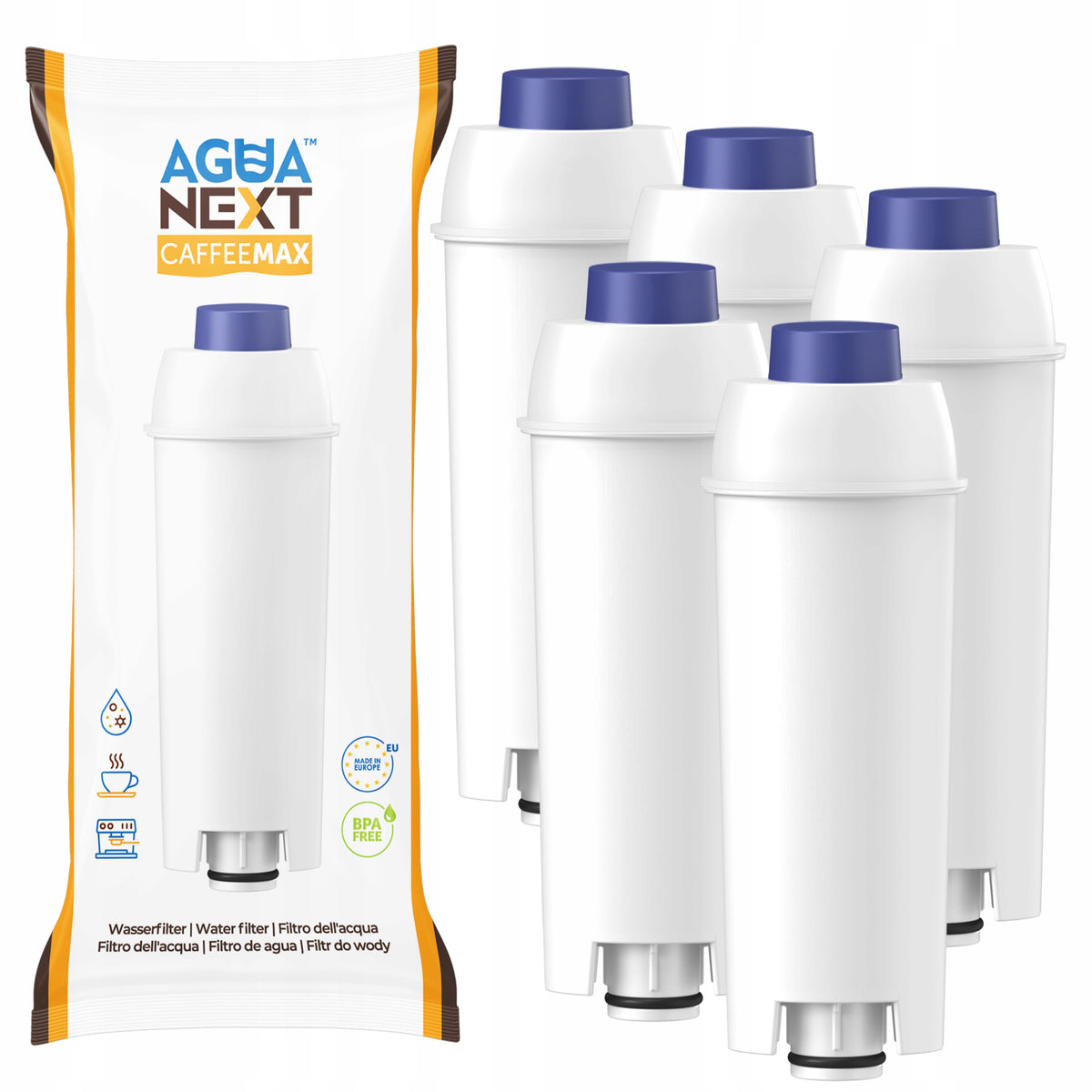 Filter for Delonghi Dinamica Eletta Magnifica replacement Agua Next 5x