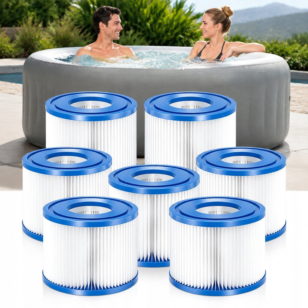 Filter for Jacuzzi SPA Filter cartridge Bestway Lay-Z-Spa 6 pieces