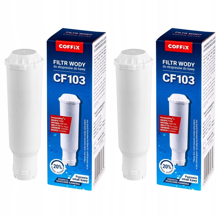 Filter for Nivona Krups Siemens Bosch espresso machine replacement– Coffix CF103 x 2pcs