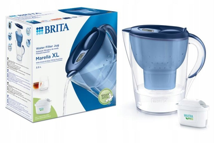 Filter jug Brita Marella XL 3,5 l blue with 1 MAXTRA PRO cartridge