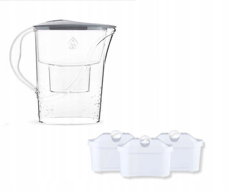 Filter jug Dafi START 2,4 l grey + 3x filter