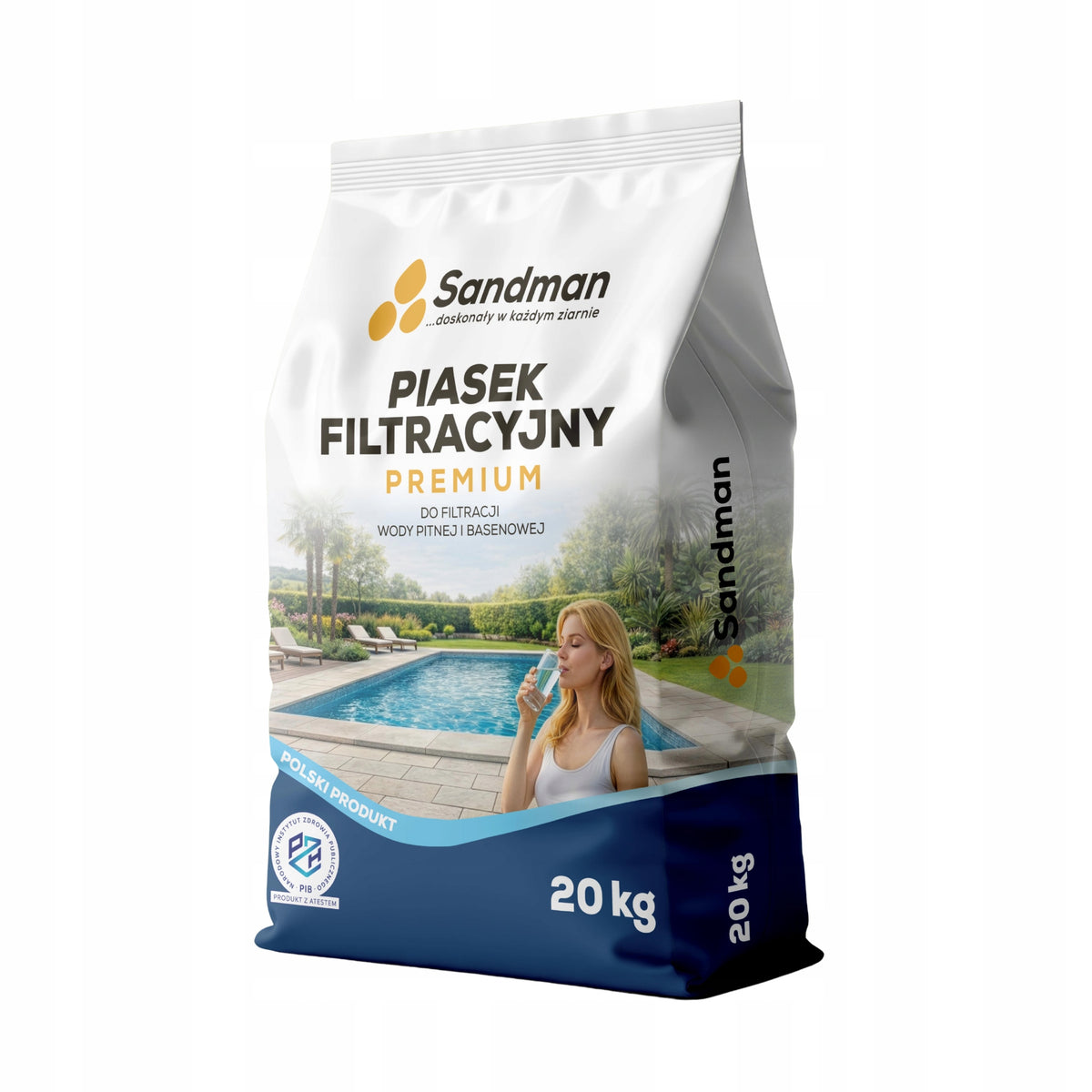 Filter quartz sand 1,2-3,0 FOR SAND POOL PUMP 20 kg PZH