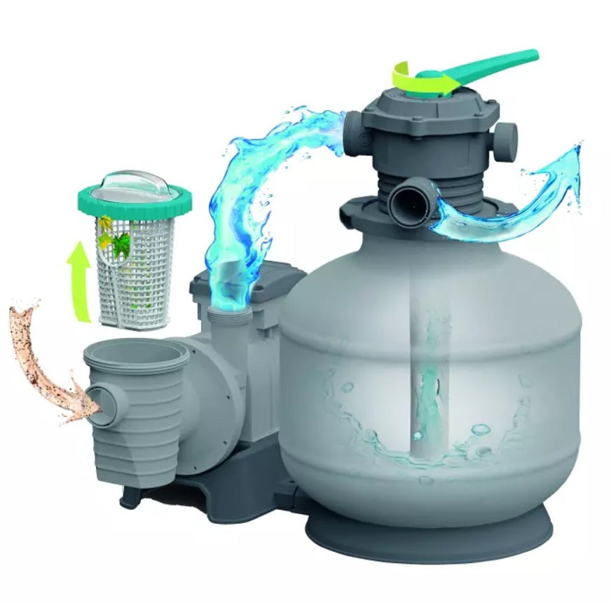 Filter sand pump for swimming pool Bestway 6056 liters 58497 Brand Bestway