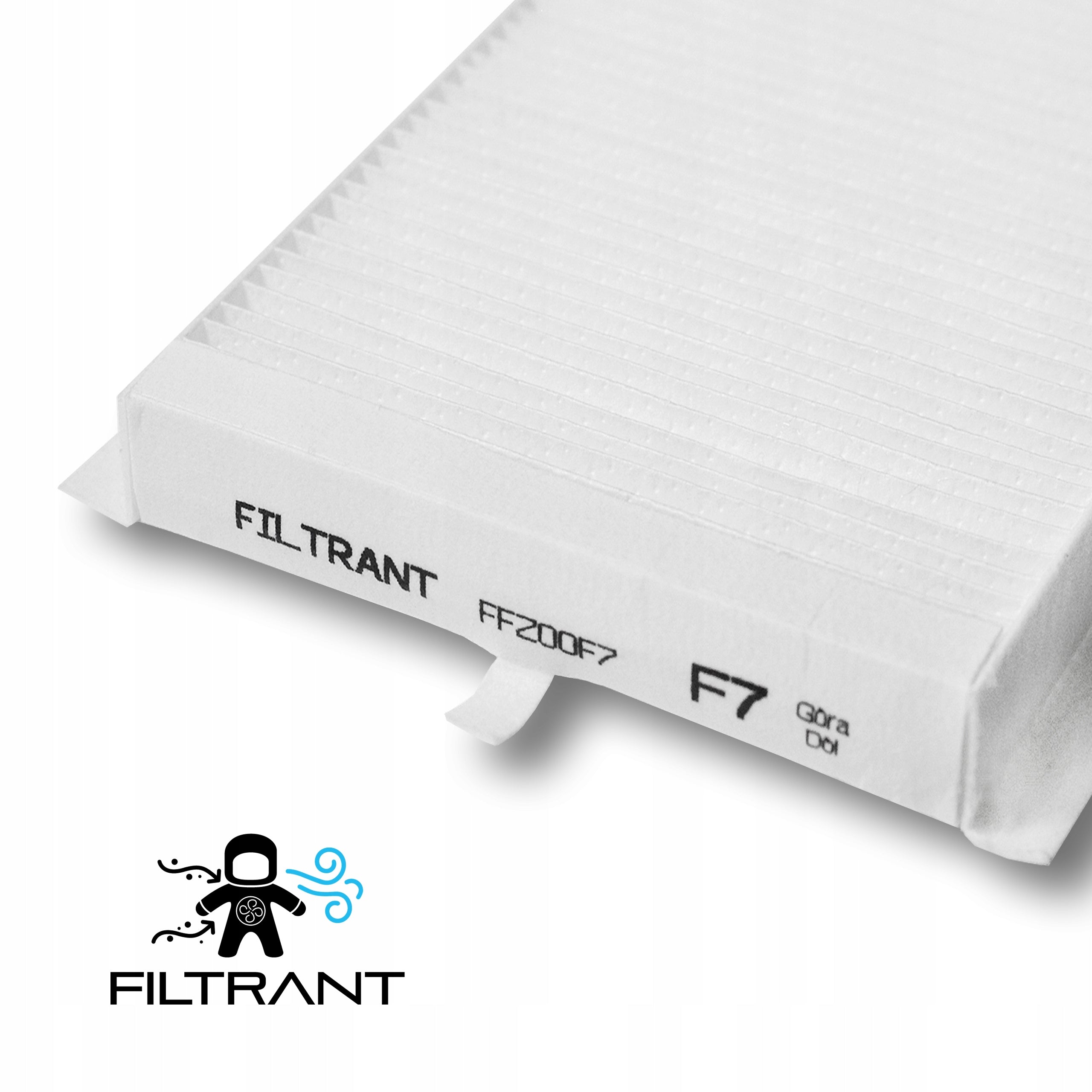 Filters Plisa filter for Zehnder Q | Aeris Next 350/450/600 G4 F7 Set of 2 Brand Filtrant