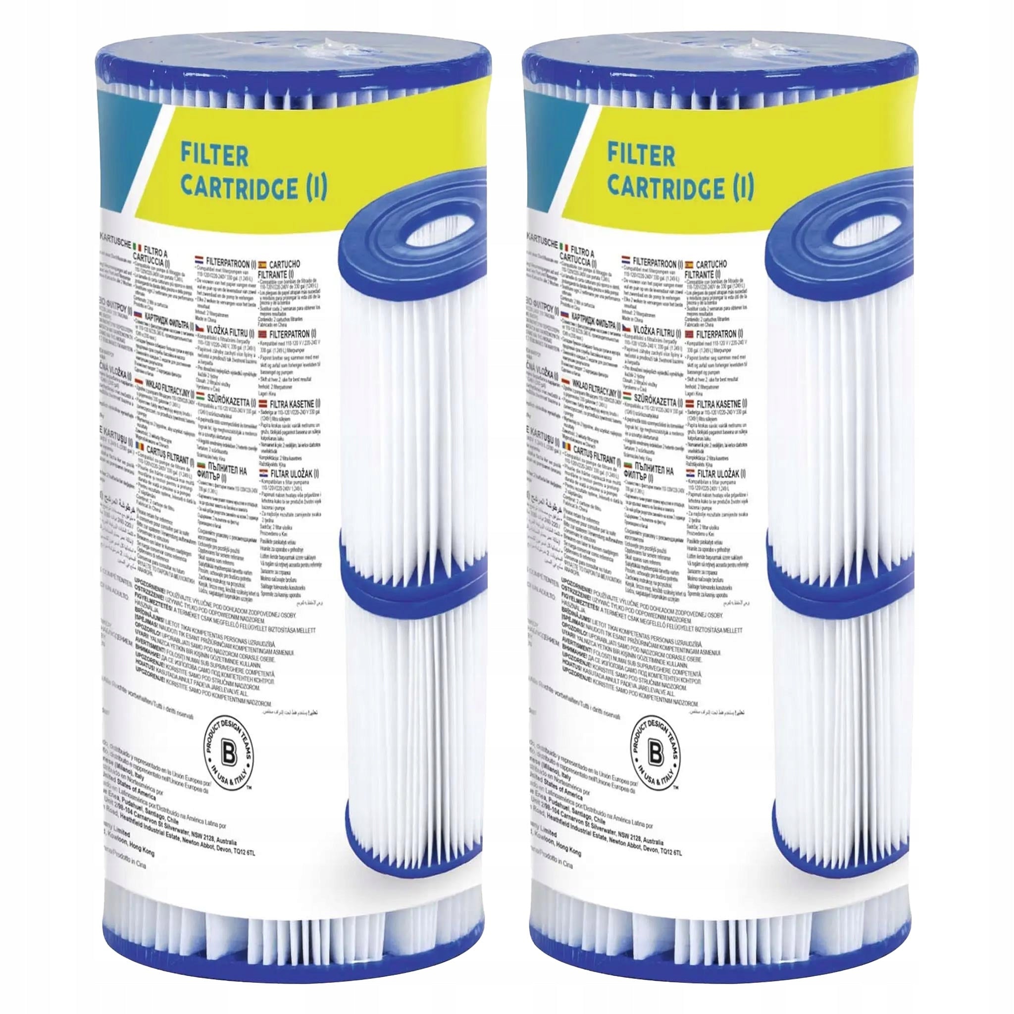 Filters for pool pump replaceable type I 1249l/h BESTWAY 58093 4 pcs cartridge