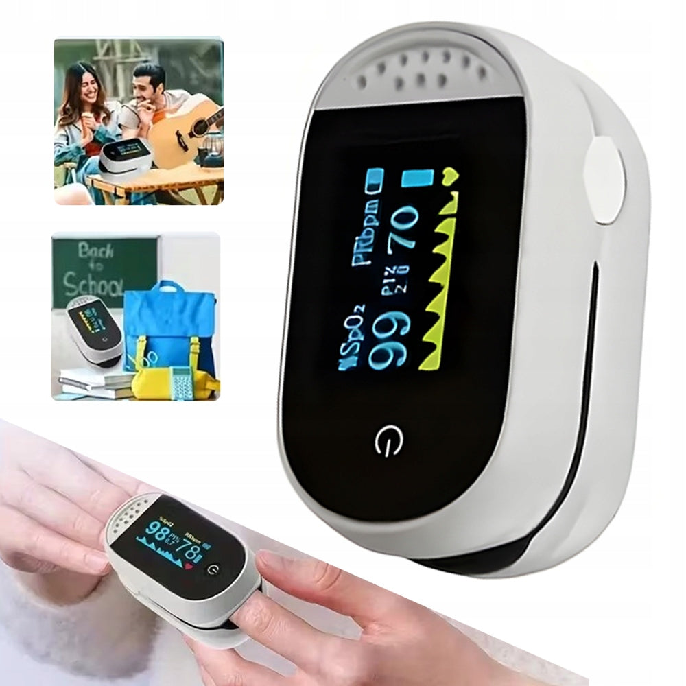 Finger Pulse Oximeter with Finger Clip