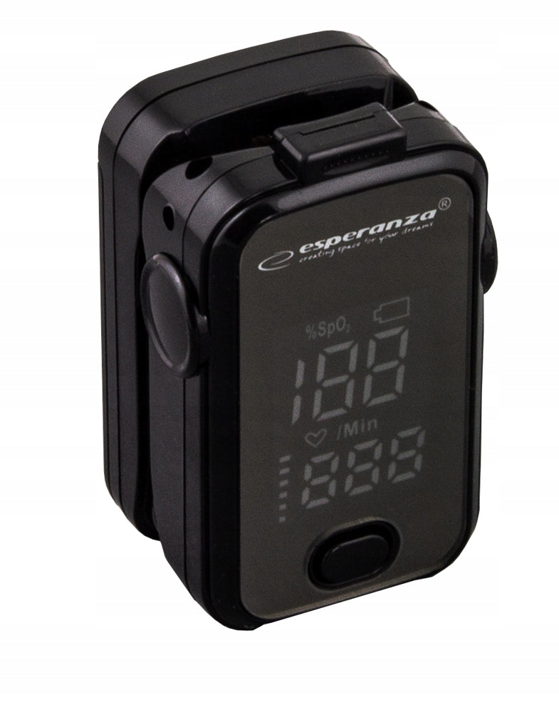 Finger pulse oximeter SpO2 compact heart rate Esperanza OXYGEN Packaging status original