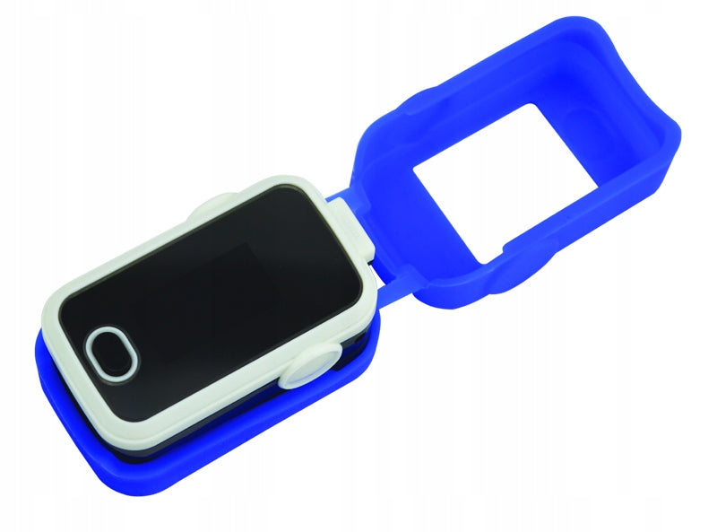 Finger pulse oximeter children adults infrared Color green