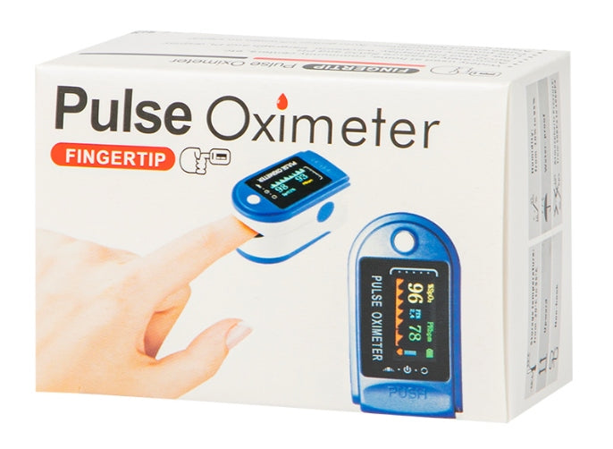Finger pulse oximeter heart rate monitor C101H1 (5106) Batteries included no