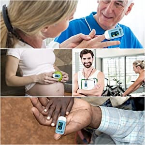 Finger pulse oximeter with large display Brand no brand