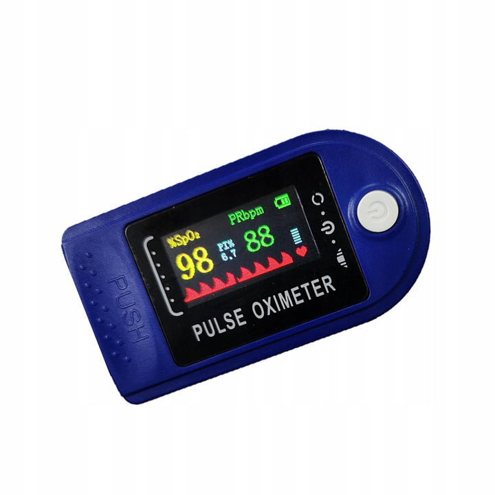 Fingetrip Pulse Oximeter + Batteries Freebie Color blue
