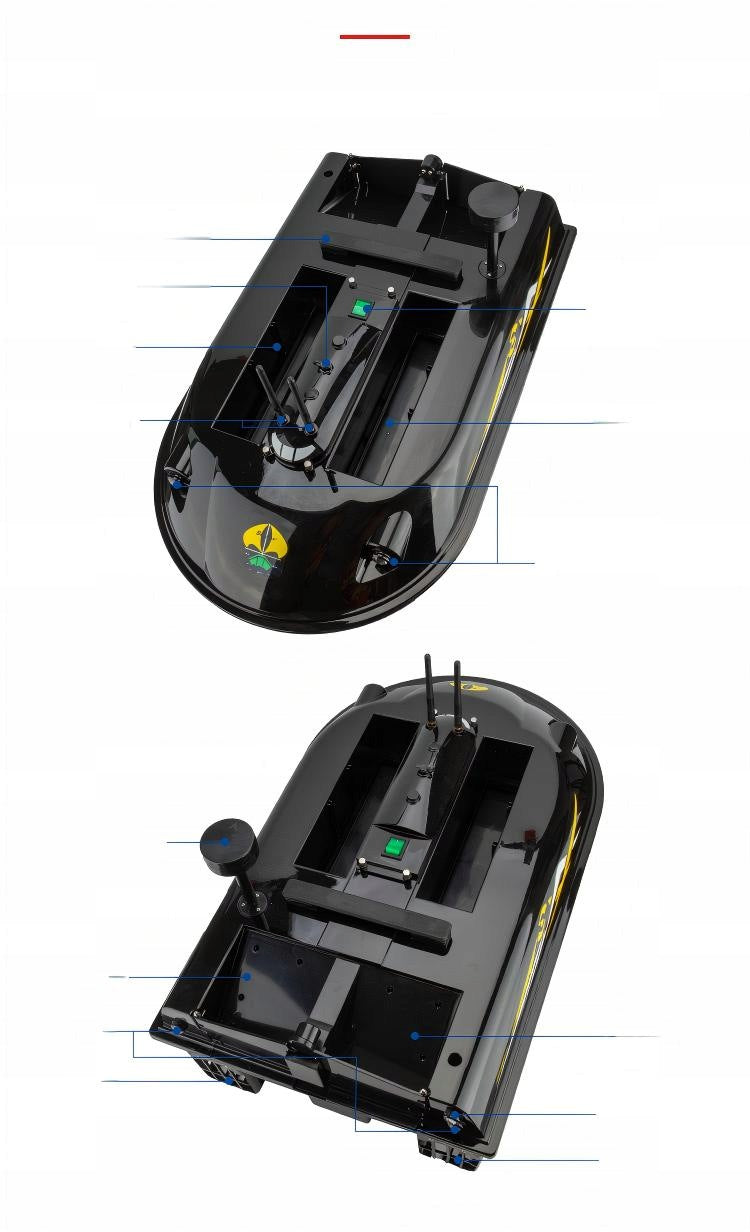 Fish Attracting Boat SPRIDRAIN B603A Cargo Transport Function Sonar GPS Manufacturer code SPRIDRAIN B603A pyq