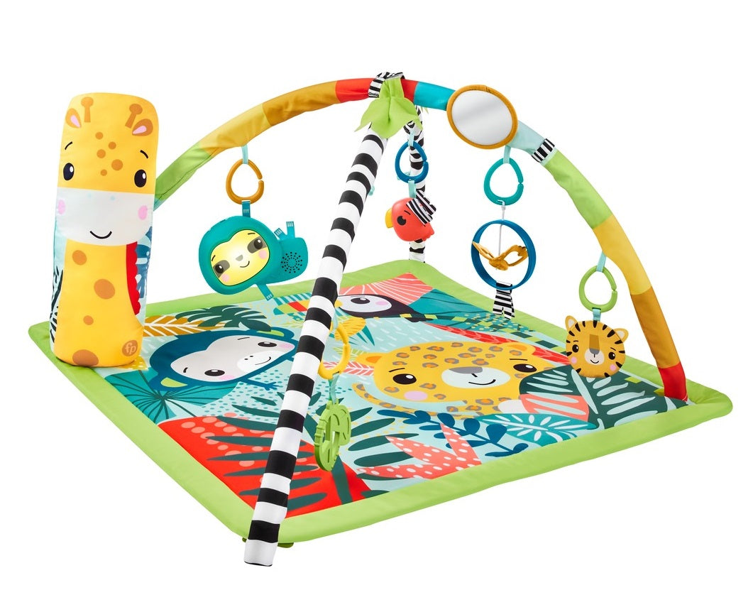 Fisher-Price 3-in-1 Educational Mat Tropical Forest Brand Fisher-Price
