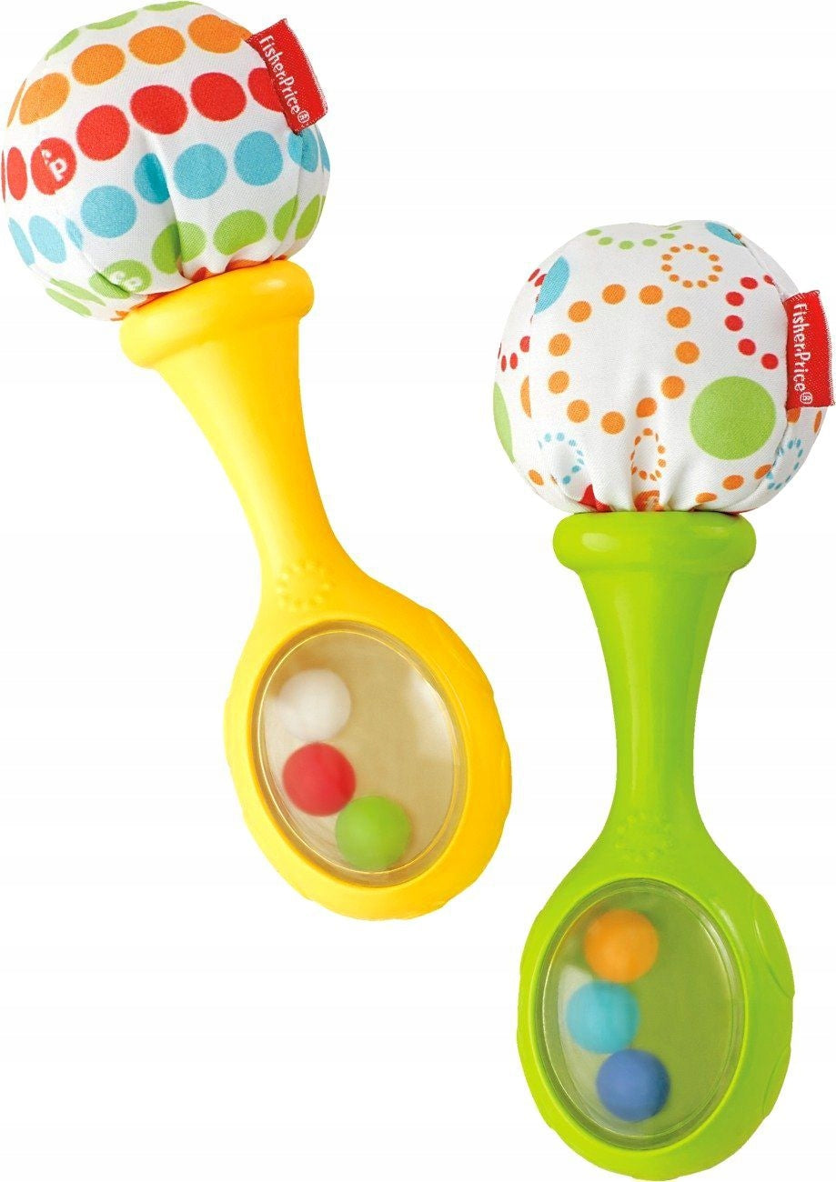Fisher-Price Baby maracas 2 pieces colorful from 3 months of age