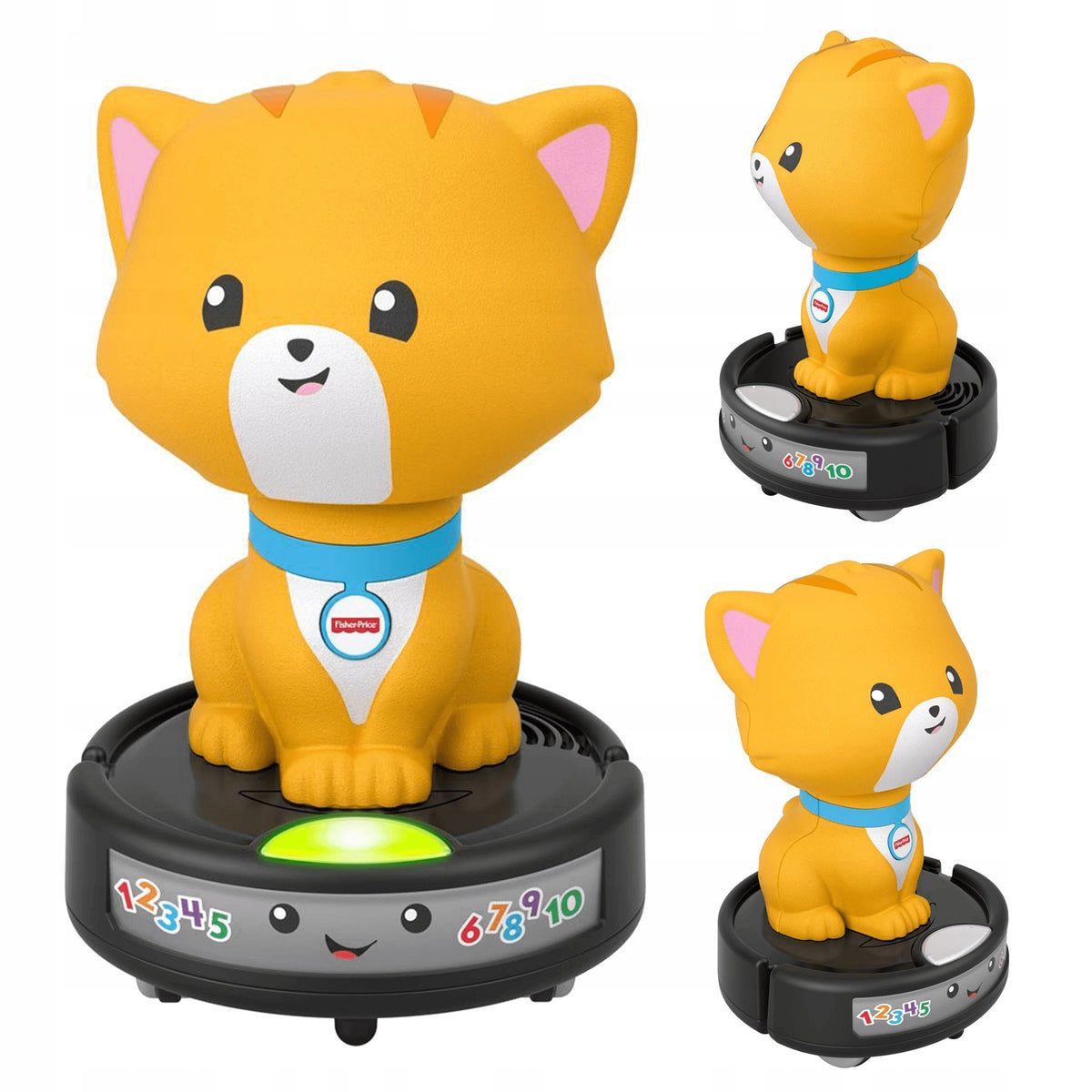 Fisher-Price Cat on vacuum cleaner Crawl GMX70