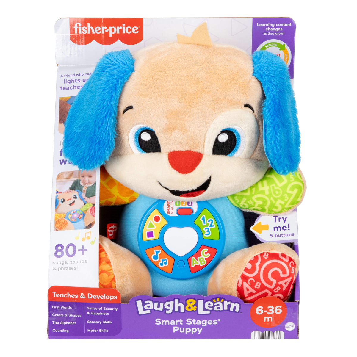 Fisher-Price “Learn and laugh!” Puppy Student ENGLISH Packaging status original