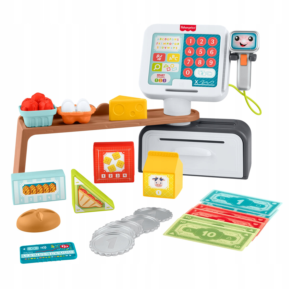 Fisher-Price Learn and laugh Shop Cash Register Buy and Scan JGW98