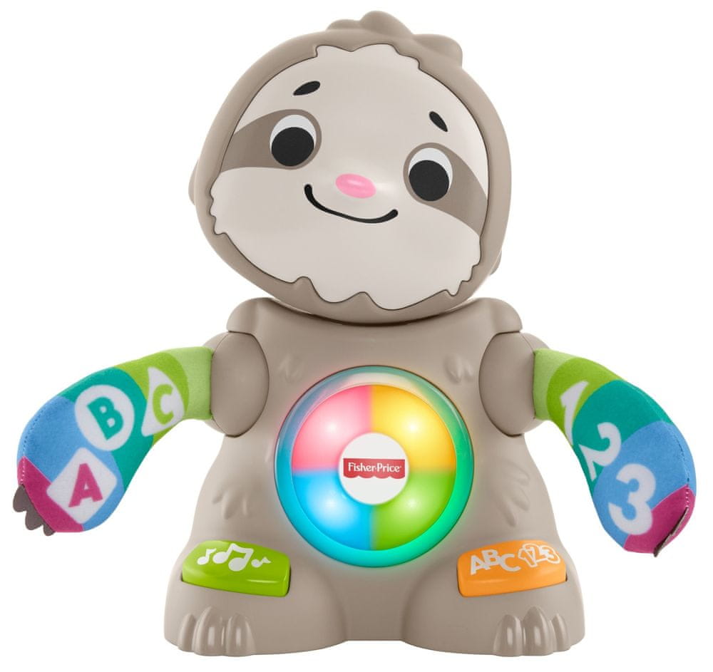 Fisher-Price Linkimals Sloth Interactive Toy LATVIAN LV gift Kind interactive stuffed toys