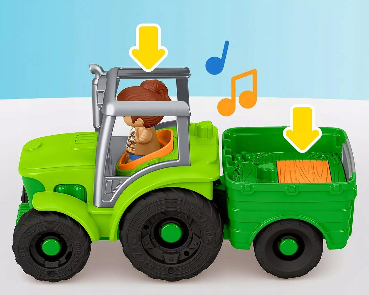 Fisher-Price Little People Interactive Tractor with JGX12 Figurine Sound Brand Fisher-Price