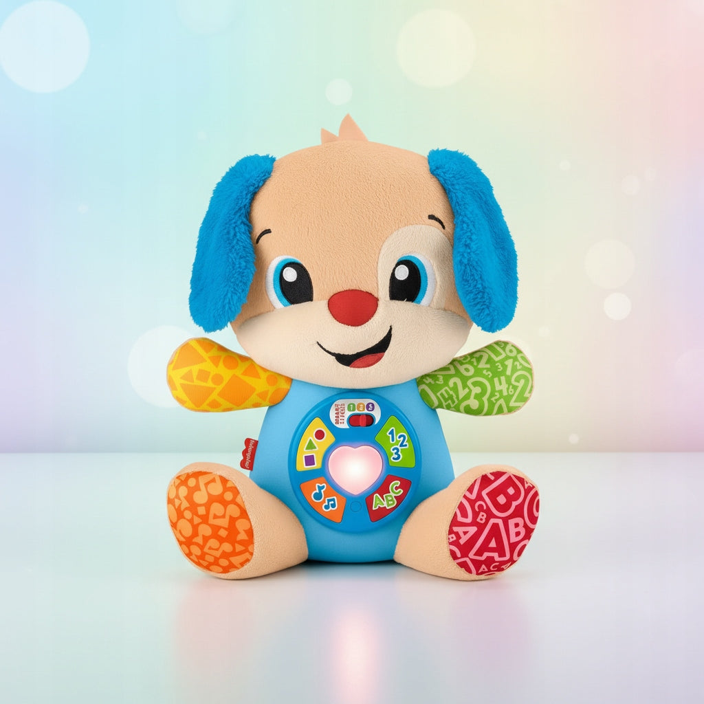 Fisher Price Plush Toy Talking Dog Student Talking Puppy Bear EAN (GTIN) 5906353573947