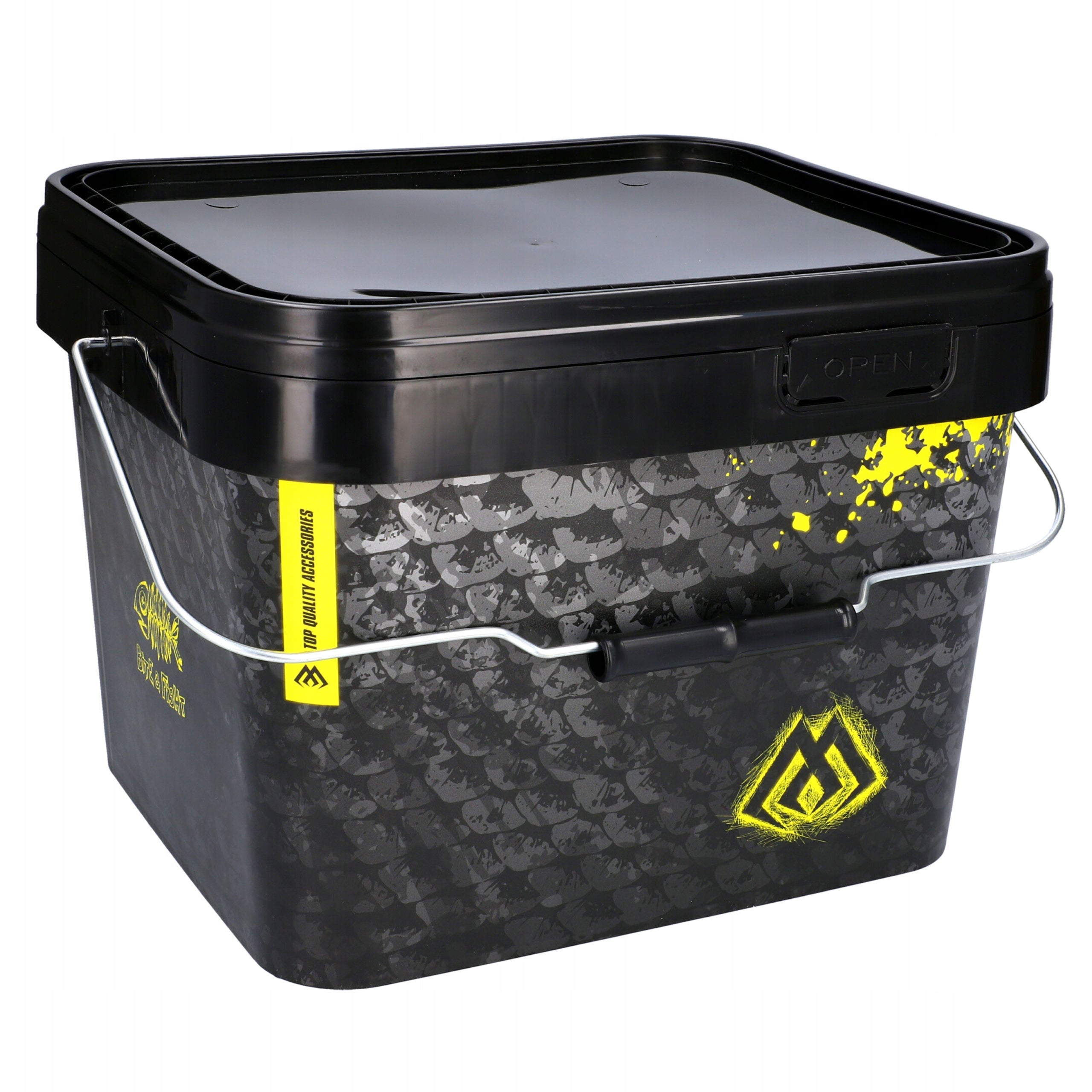 Fishing BUCKET FOR BAIT SQUARE 10L MIKADO