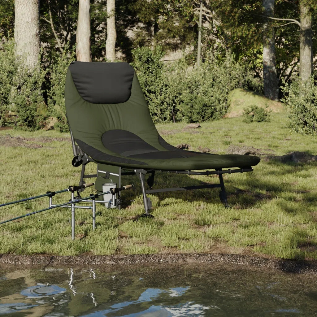 Fishing Bed, Adjustable Mud Legs, Folding, Green Manufacturer code 4006422