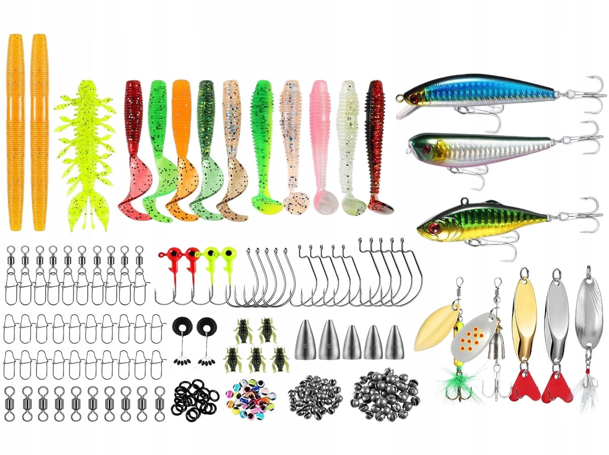 Fishing Box Fishing Lure Set Akcesoria Hook Float Spinning Brand no brand
