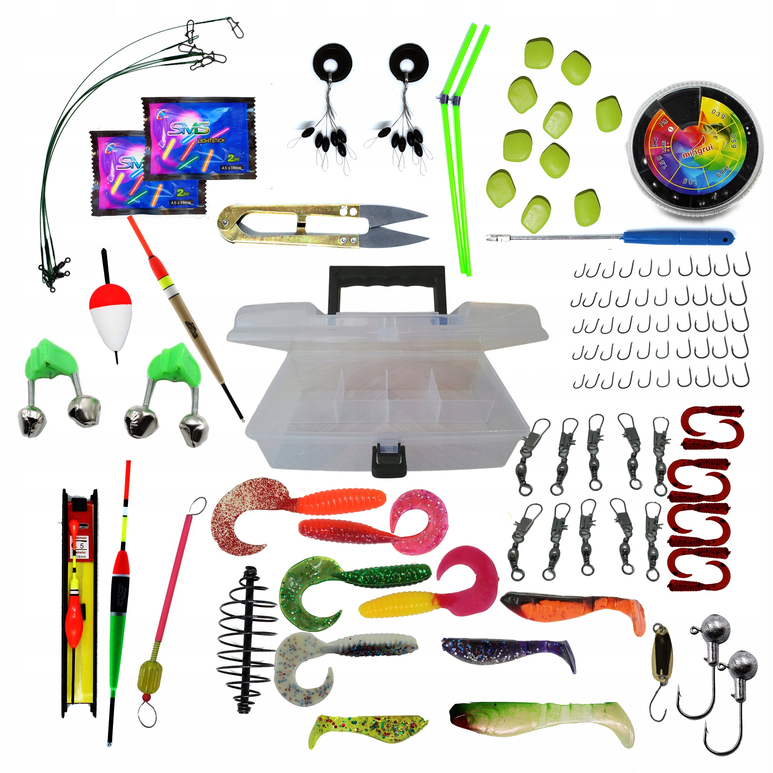 Fishing Box Gift Box 164+ FISHING BAIT ACCESSORIES