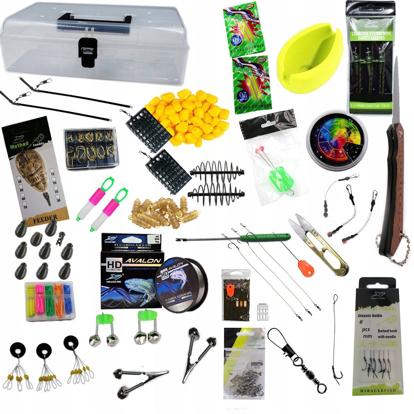 Fishing Box Set Fishing Accessories GROUND METHOD FEEDER Carp