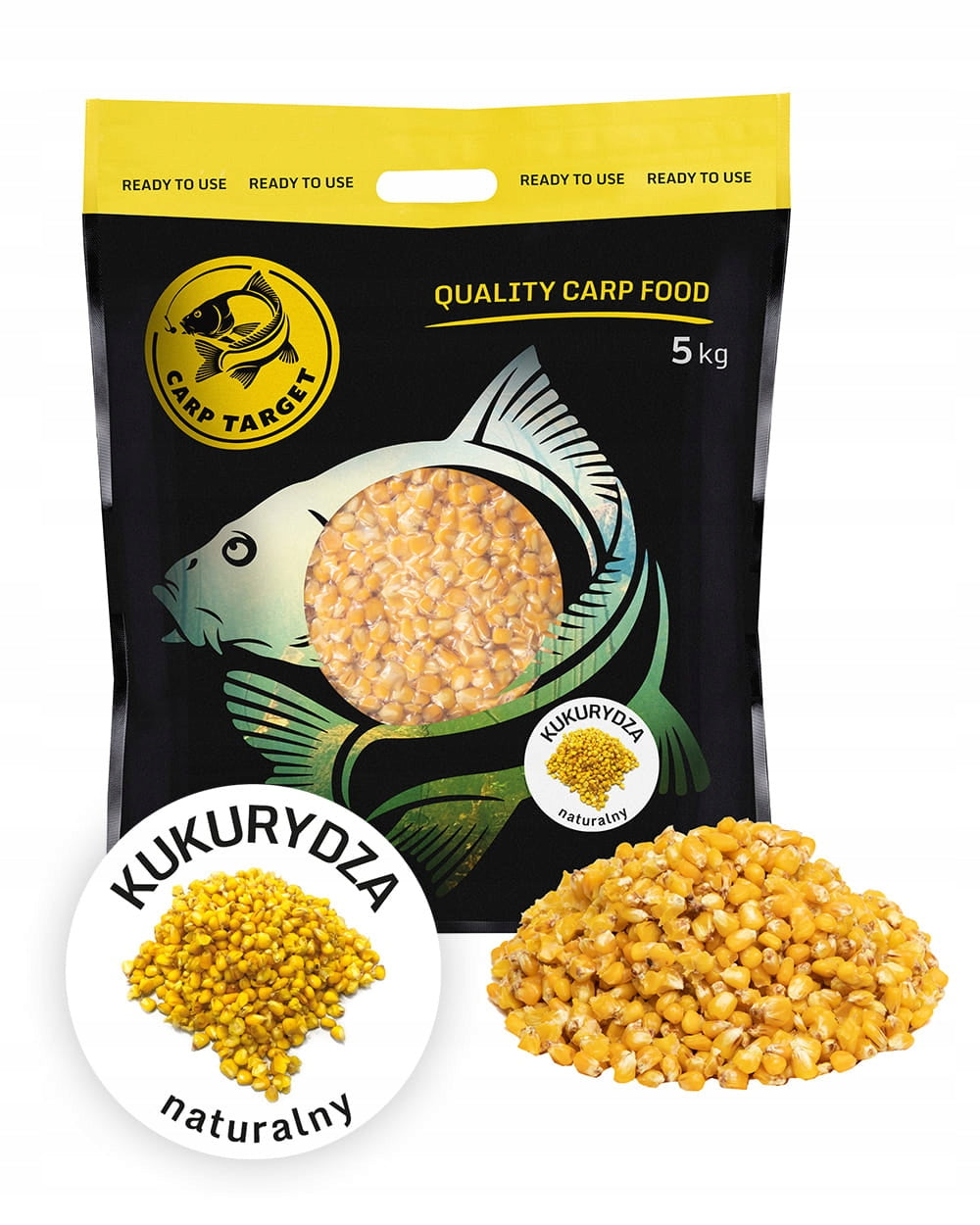 Fishing Corn Natural Ready Bait 5kg Carp Target