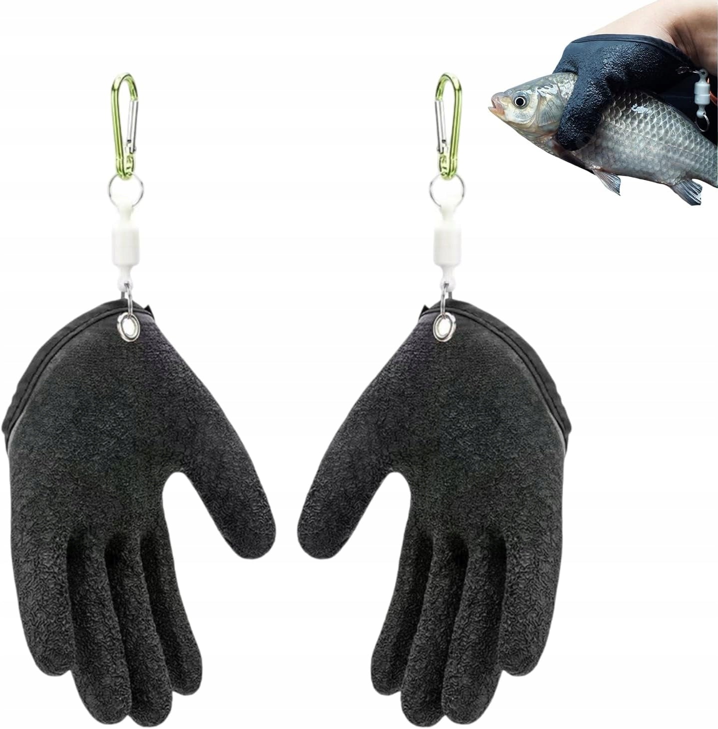 Fishing Gloves for Predatory Fish Anti-cut with Magnet Set