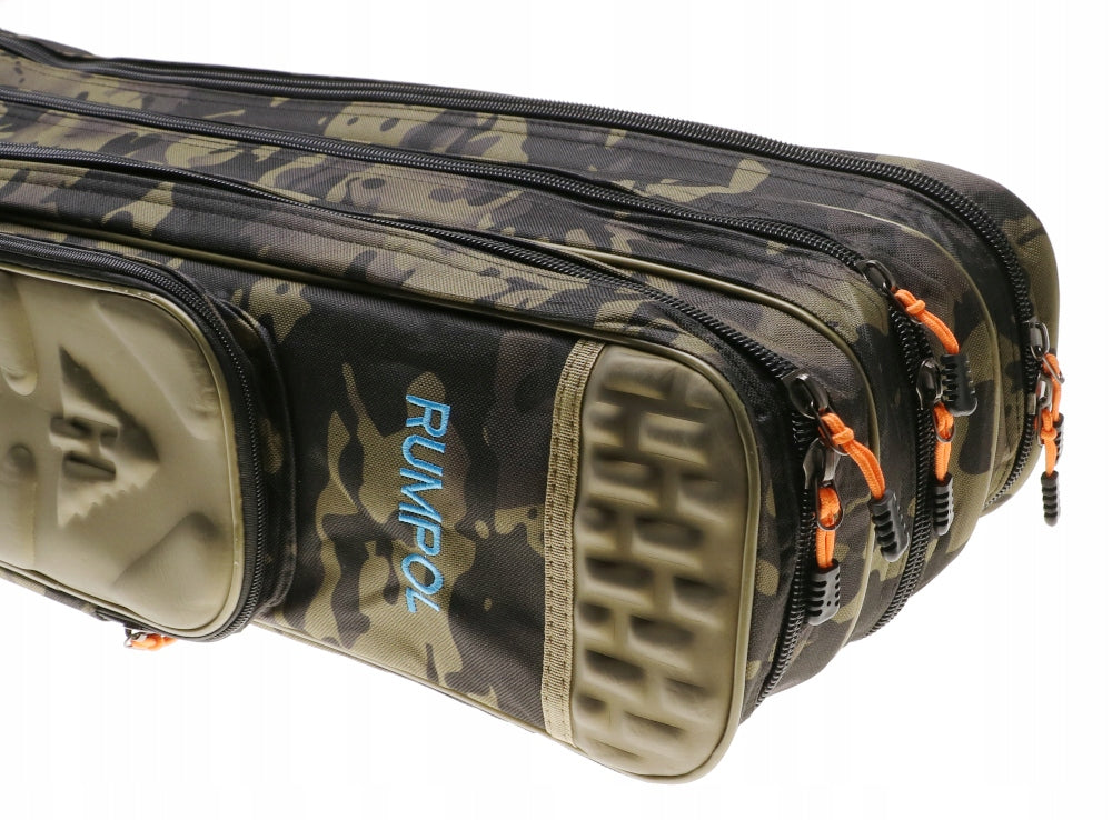 Fishing Rod Bag 2 Pockets 3 Compartments 140cm 200072 Brand no brand