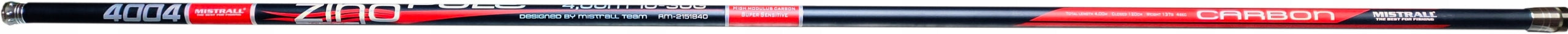 Fishing Rod Mistrall Zino Pole Carbon 600cm 6m 10-30g bat