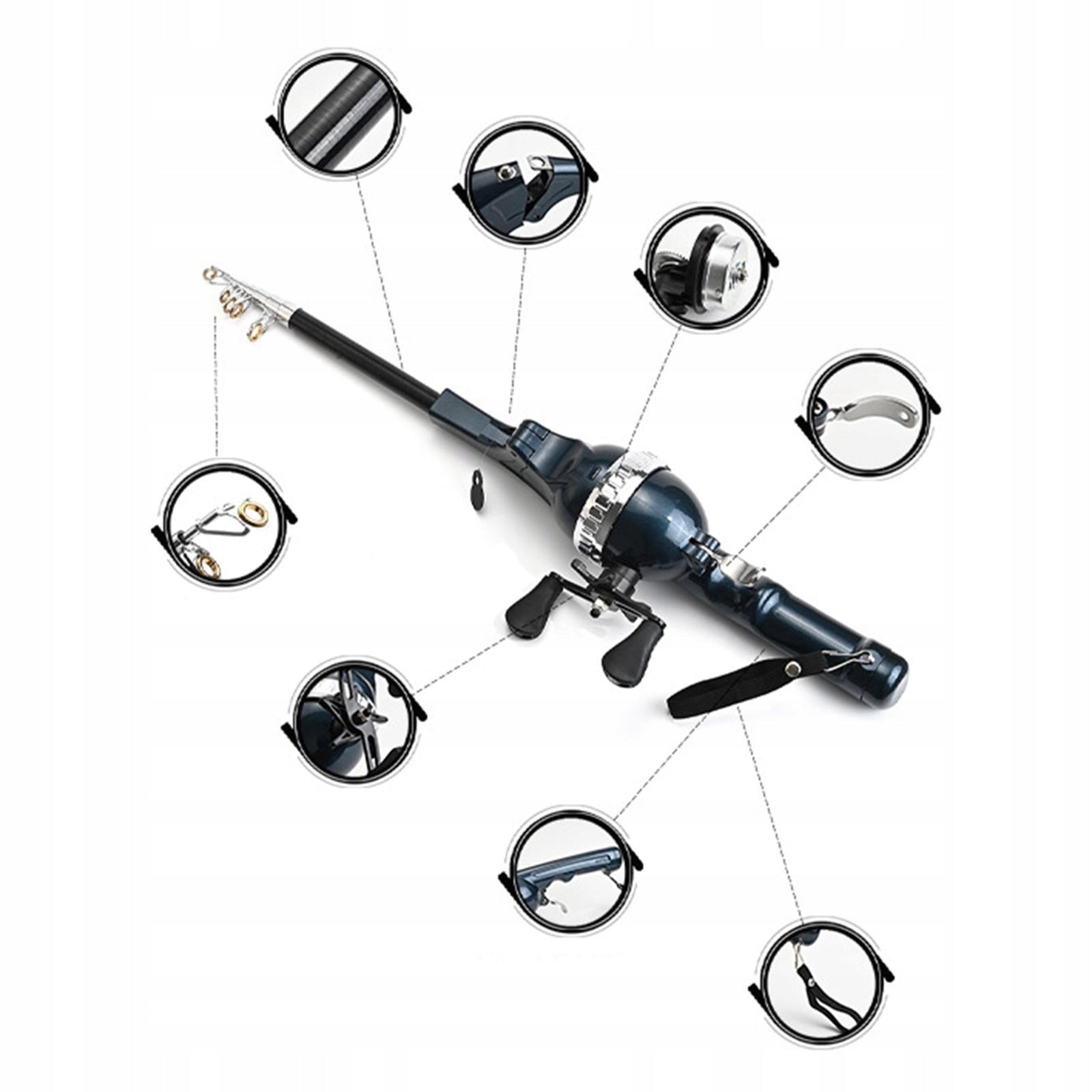 Fishing Rod and Reel Combos Sea Throwing Pole Comfortable Handle Double Brand no brand